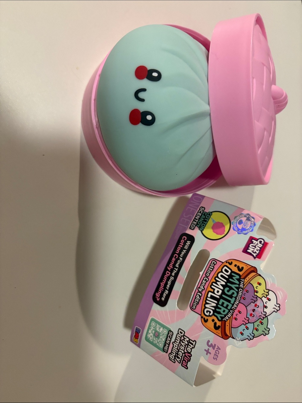 RMS Crazy Fun Mystery Dumpling Cotton Candy Edition Blue Squishy  🥟🩵